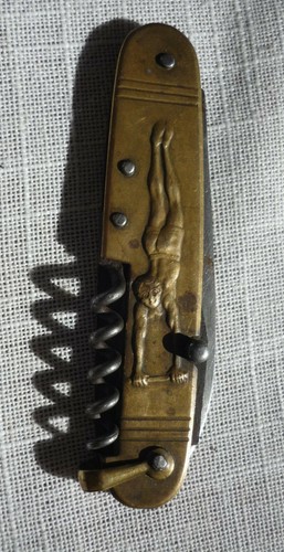 Couteau ancien laiton - ancien,