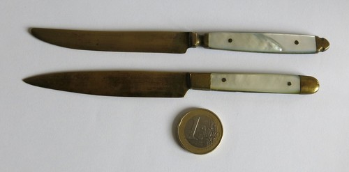 Couteau manche nacre petits - manche, 2